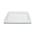 Lippert 24IN X 36IN SHOWER PAN; RIGHT DRAIN - WHITE 210375